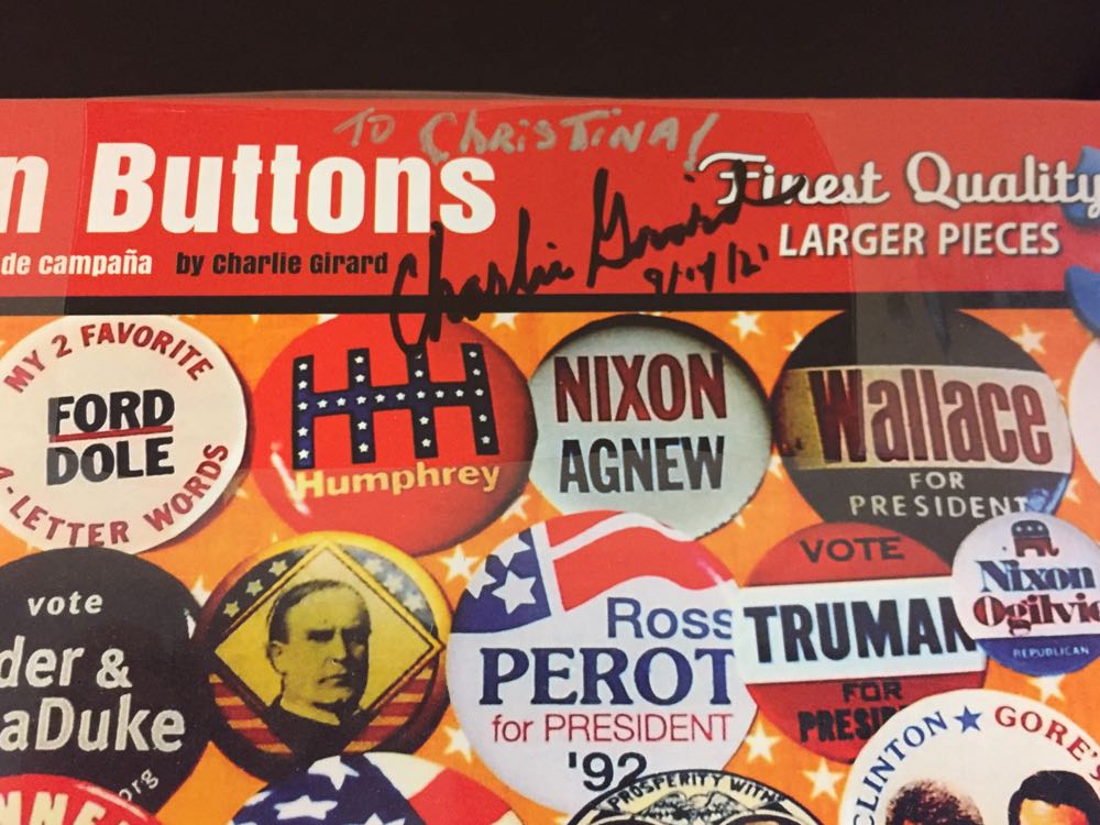 Campaign Buttons - White Mountain Puzzles puzzle collectible [Barcode 724819258802] - Main Image 2