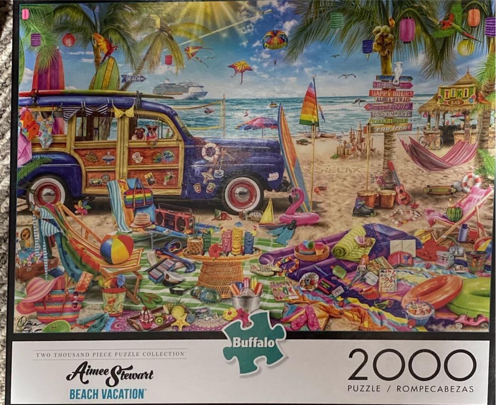 Beach Vacation - Buffalo puzzle collectible [Barcode 079346020812] - Main Image 2