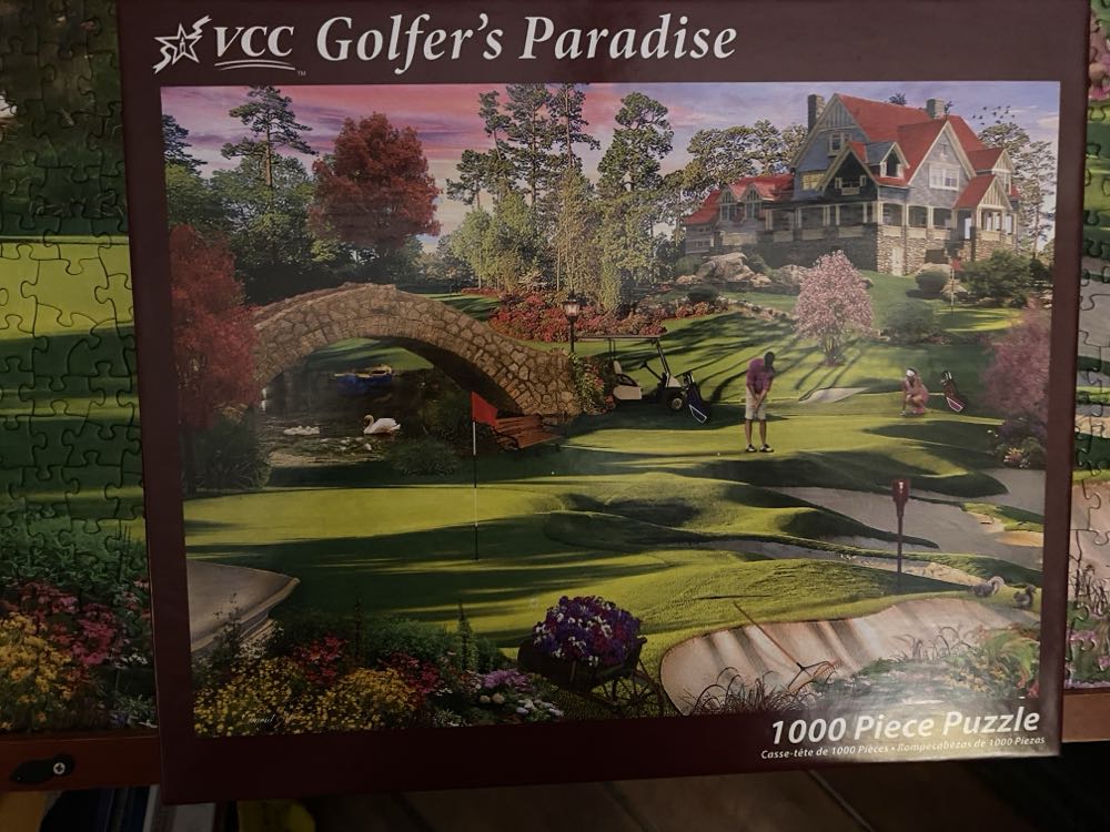 Golfer’s Paradise - Vermont Christmas Company puzzle collectible [Barcode 819273020871] - Main Image 4