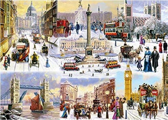 A Winter In London - Falcon de luxe puzzle collectible [Barcode 8710126113066] - Main Image 2
