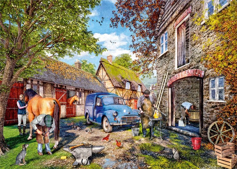 The Blacksmiths Cottage - Falcon de luxe puzzle collectible [Barcode 8710126113332] - Main Image 2