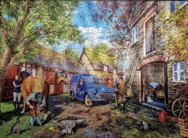 The Blacksmiths Cottage - Falcon de luxe puzzle collectible [Barcode 8710126113332] - Main Image 3
