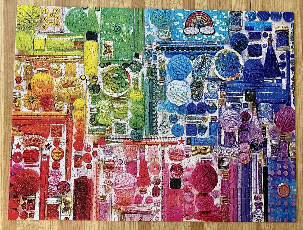 Colorstory - Rainbow - SOLD - Ceaco puzzle collectible [Barcode 021081291330] - Main Image 2
