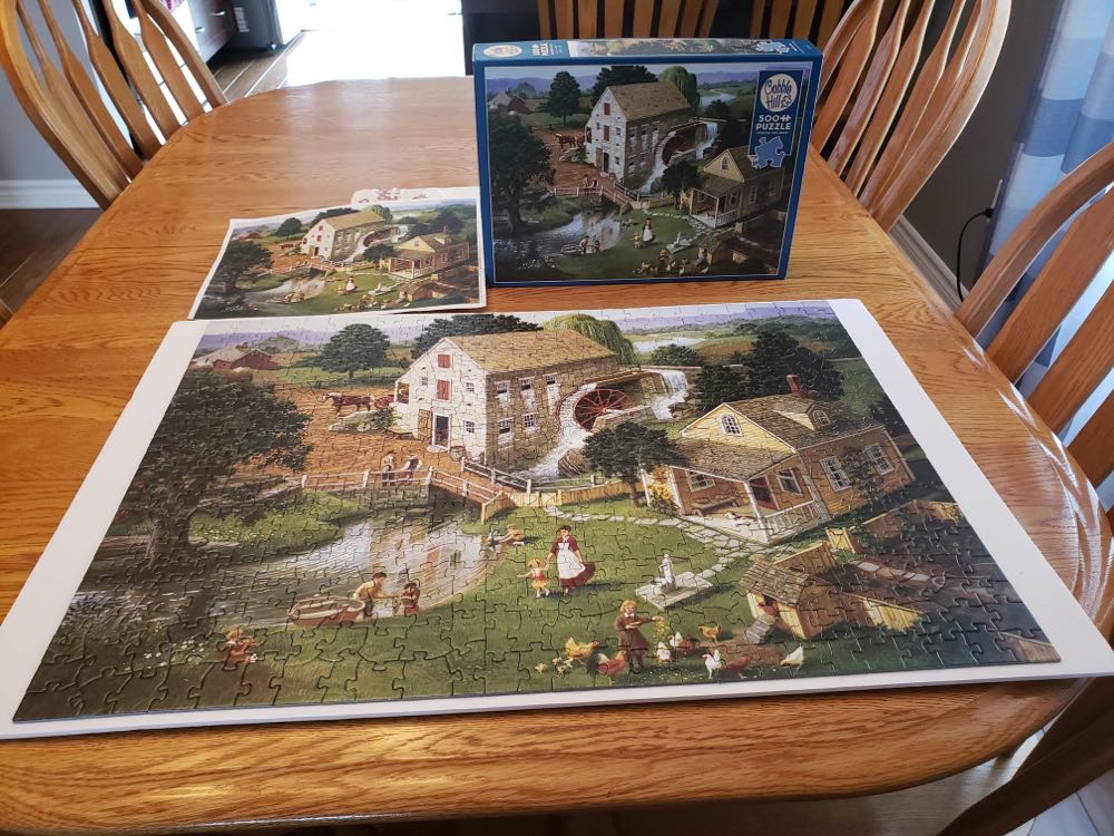 Four Star Mill - Cobble Hill puzzle collectible [Barcode 625012850247] - Main Image 2