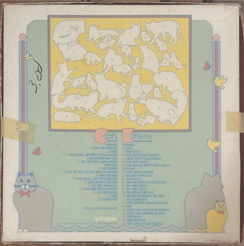 Cats Cats Cats Cats Cats! - Springbok puzzle collectible [Barcode 070000017230] - Main Image 2
