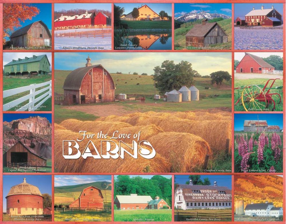For the Love of Barns  - White Mountain puzzle collectible [Barcode 724819251391] - Main Image 2