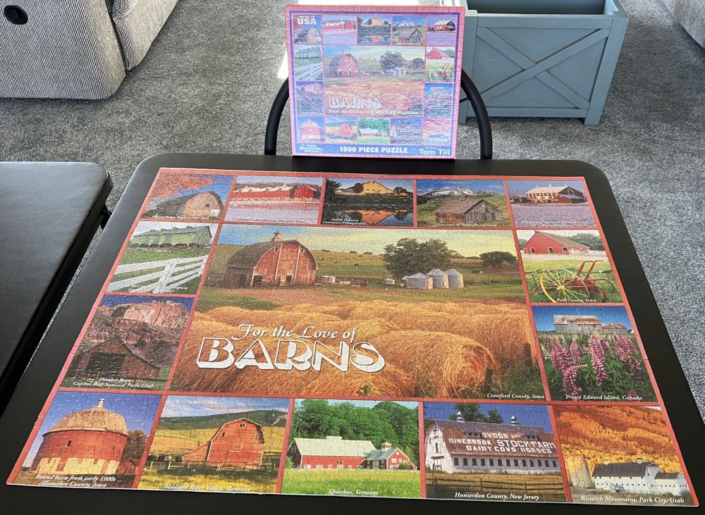 For the Love of Barns  - White Mountain puzzle collectible [Barcode 724819251391] - Main Image 3