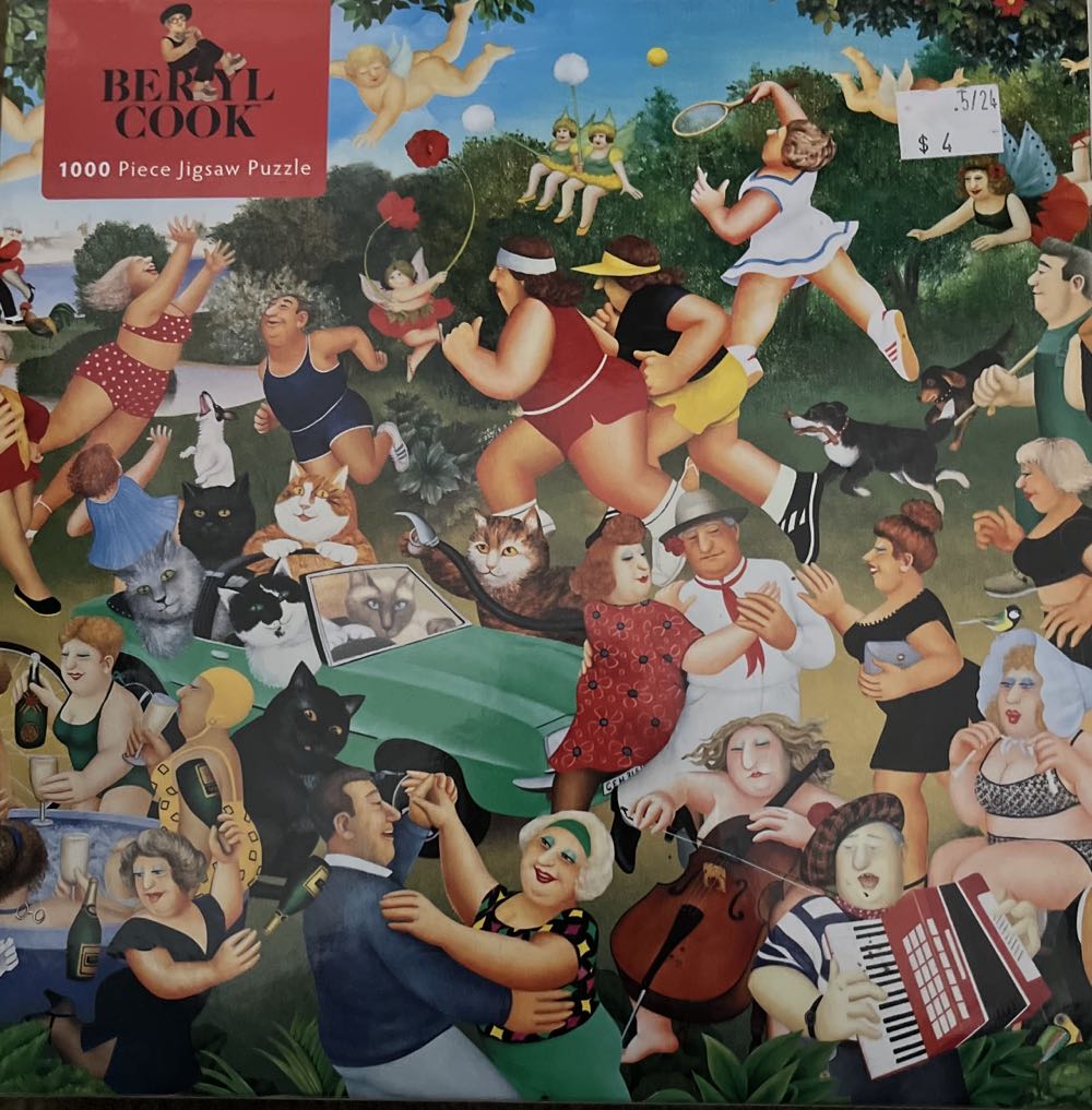 Good Times - Beryl Cook puzzle collectible [Barcode 9781787556119] - Main Image 2