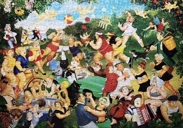 Good Times - Beryl Cook puzzle collectible [Barcode 9781787556119] - Main Image 3