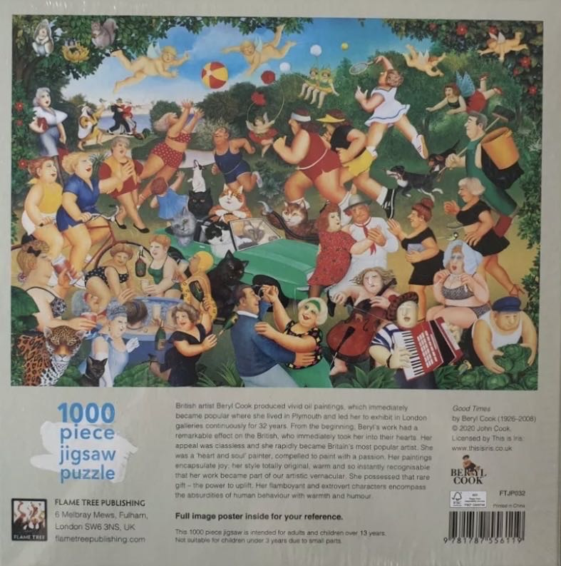 Good Times - Beryl Cook puzzle collectible [Barcode 9781787556119] - Main Image 4