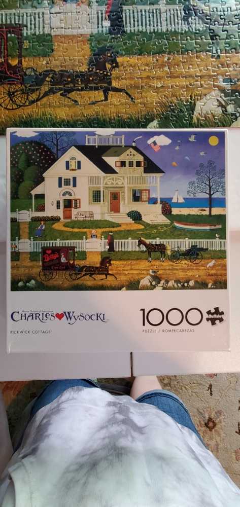 Pickwick Cottage - Buffalo Games & Puzzles puzzle collectible [Barcode 079346115075] - Main Image 2