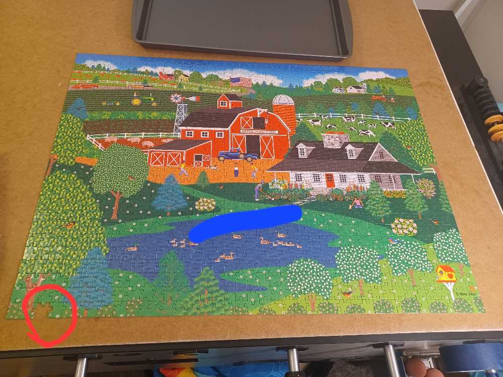 Apple Pond Spring - CraZArt puzzle collectible - Main Image 3