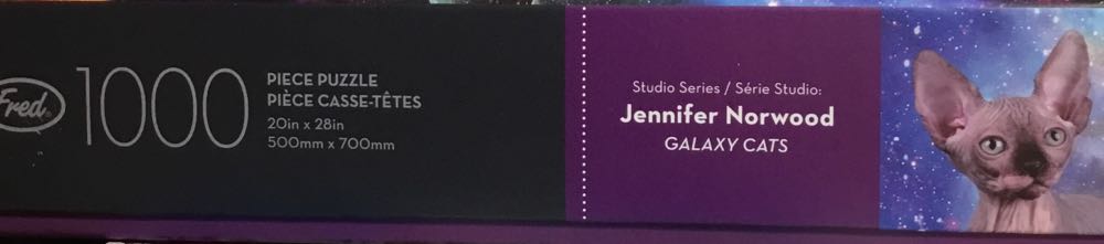 Galaxy Cats - Genuine Fred puzzle collectible [Barcode 728987036699] - Main Image 3