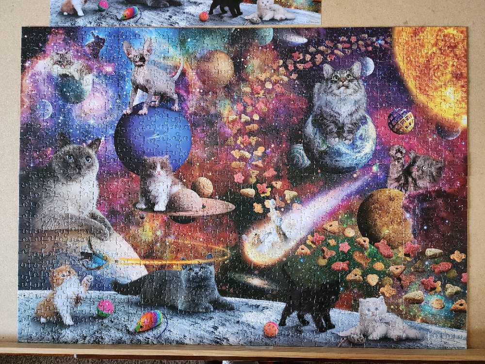 Galaxy Cats - Genuine Fred puzzle collectible [Barcode 728987036699] - Main Image 4