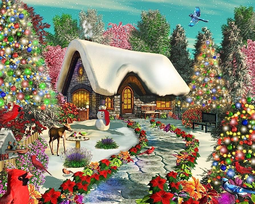 Snowy Delight - Vermont Christmas Company puzzle collectible [Barcode 871241009363] - Main Image 2