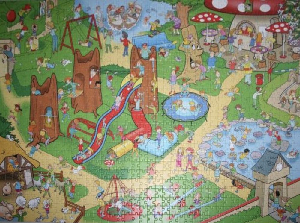 Kids Playground / Speeltuin 🟦 - Goliath That’s life puzzle collectible [Barcode 8711808714199] - Main Image 3
