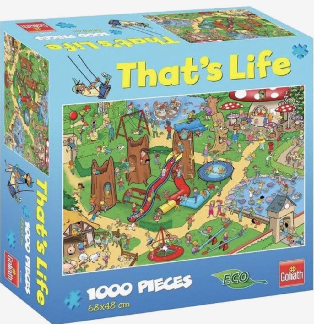 Kids Playground / Speeltuin 🟦 - Goliath That’s life puzzle collectible [Barcode 8711808714199] - Main Image 4