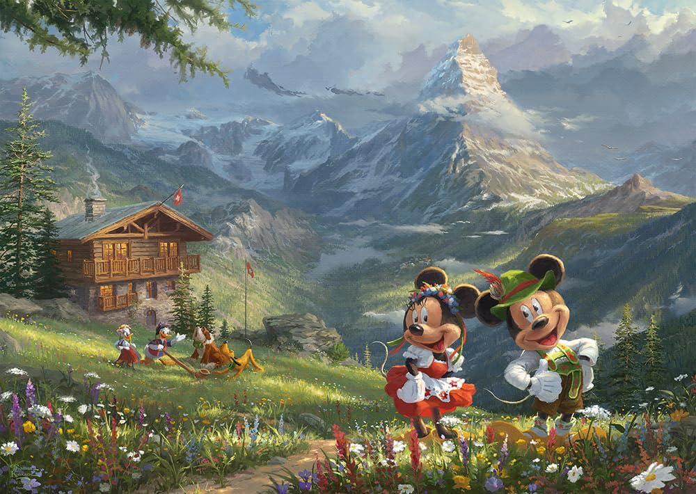 Mickey and Minnie In The Alps - Schmidt puzzle collectible - Main Image 2