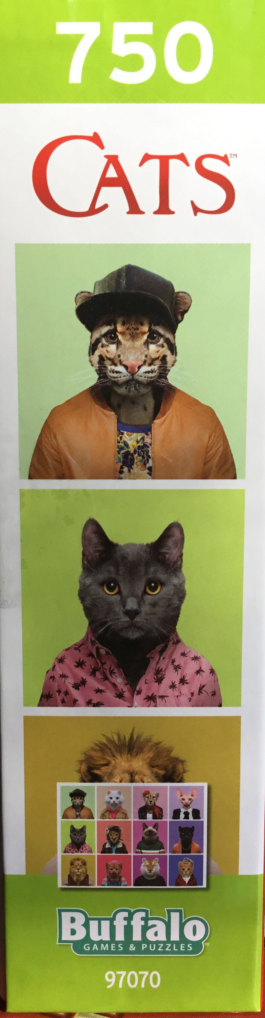 Cats In Clothes - Buffalo Games puzzle collectible [Barcode 079346172870] - Main Image 3