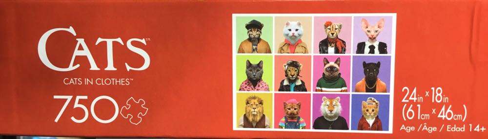 Cats In Clothes - Buffalo Games puzzle collectible [Barcode 079346172870] - Main Image 4