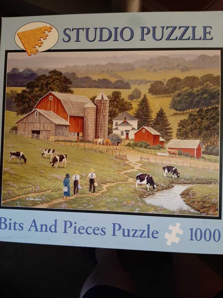 Christmas Village Scene