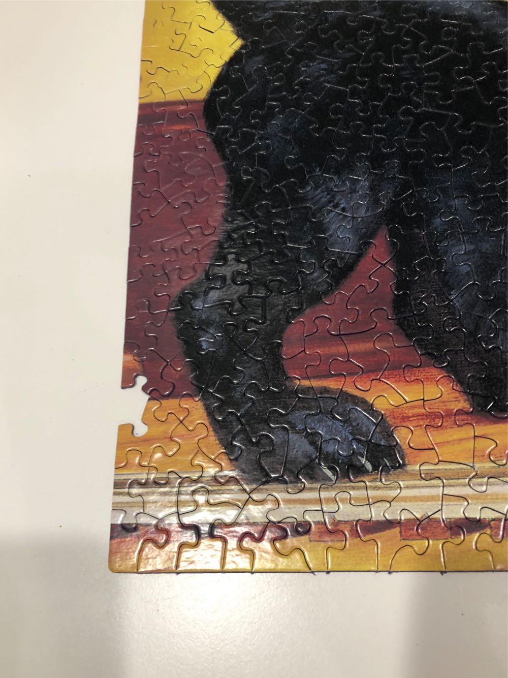 Puppy Standoff - SunsOut puzzle collectible [Barcode 796780473225] - Main Image 4