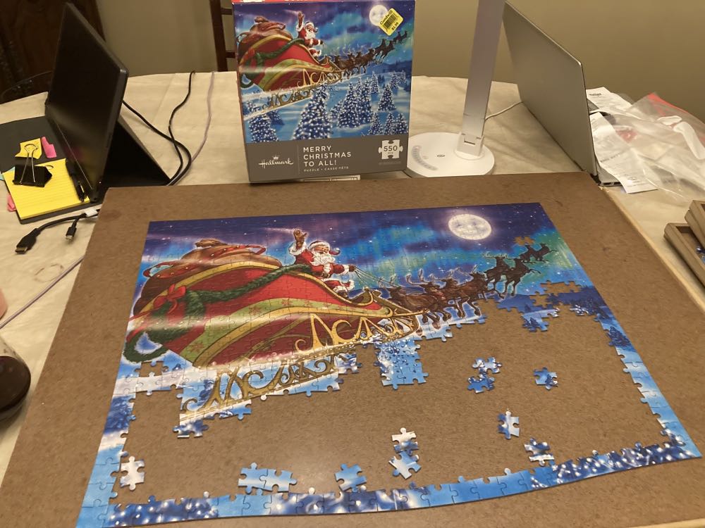 Merry Christmas To All! - Hallmark puzzle collectible - Main Image 2