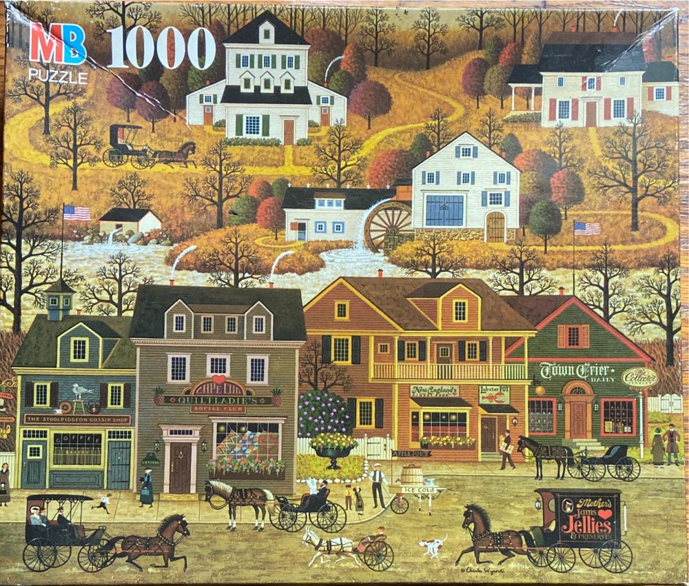 Hawkriver Hollow - Milton Bradley puzzle collectible [Barcode 032244046797] - Main Image 2