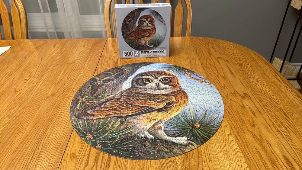 Owl And Chicks - Bits And Pieces puzzle collectible [Barcode 192949021120] - Main Image 2