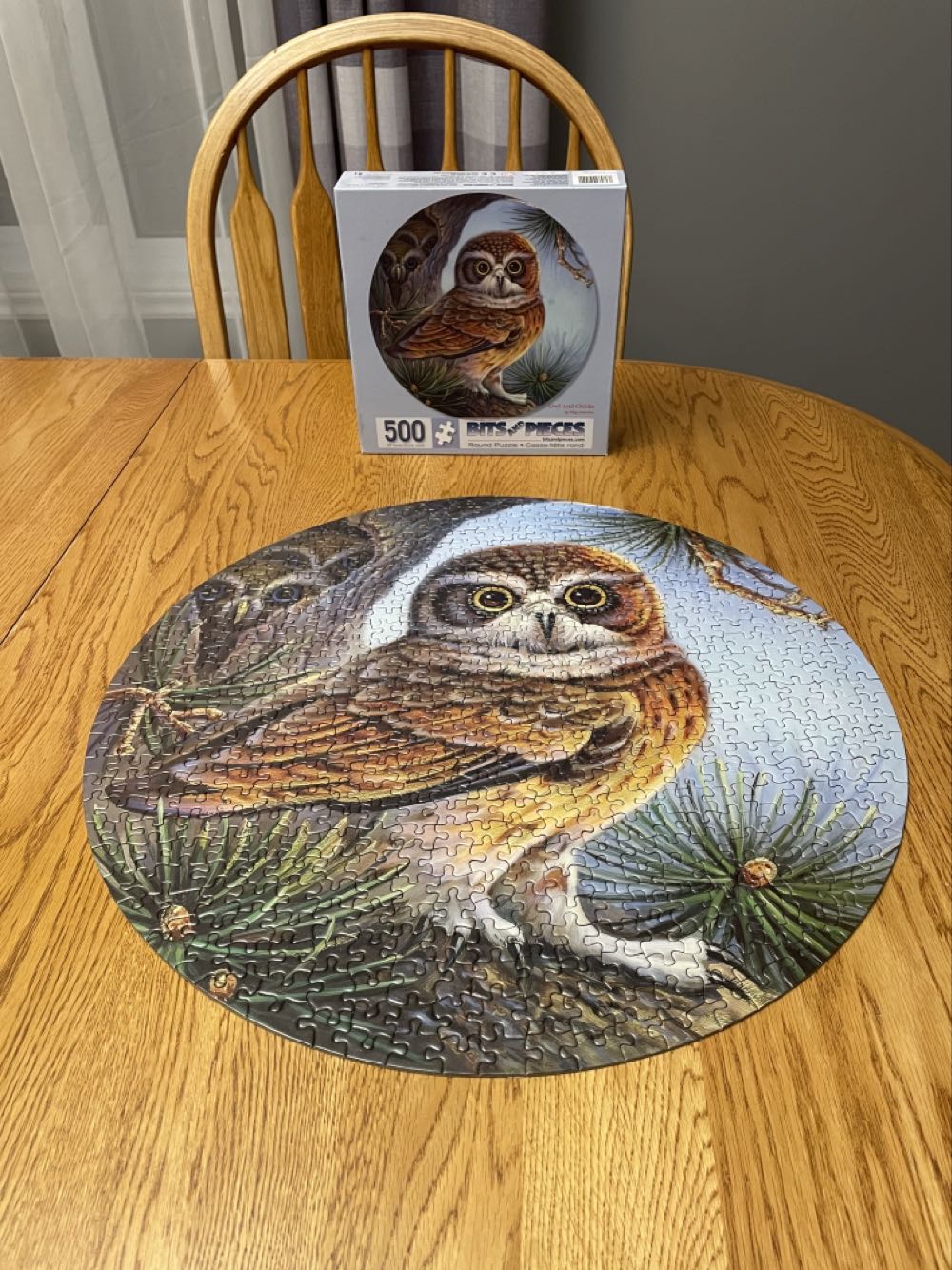 Owl And Chicks - Bits And Pieces puzzle collectible [Barcode 192949021120] - Main Image 3