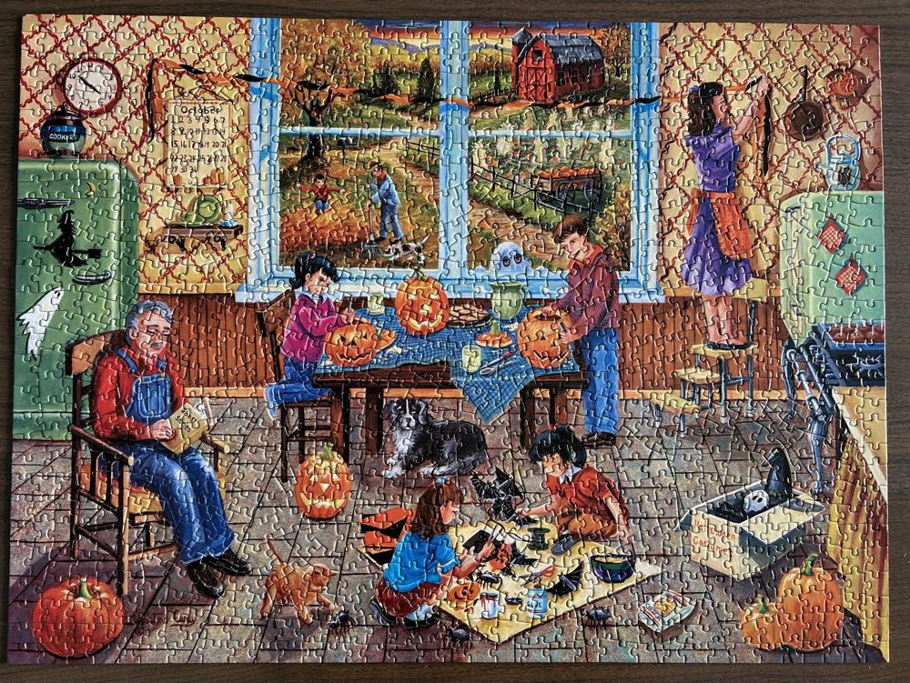 Halloween Party - Bits And Pieces puzzle collectible [Barcode 192949065681] - Main Image 2