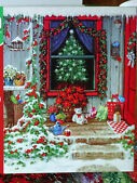 Christmas Doorway - Springbok puzzle collectible [Barcode 091683107186] - Main Image 1