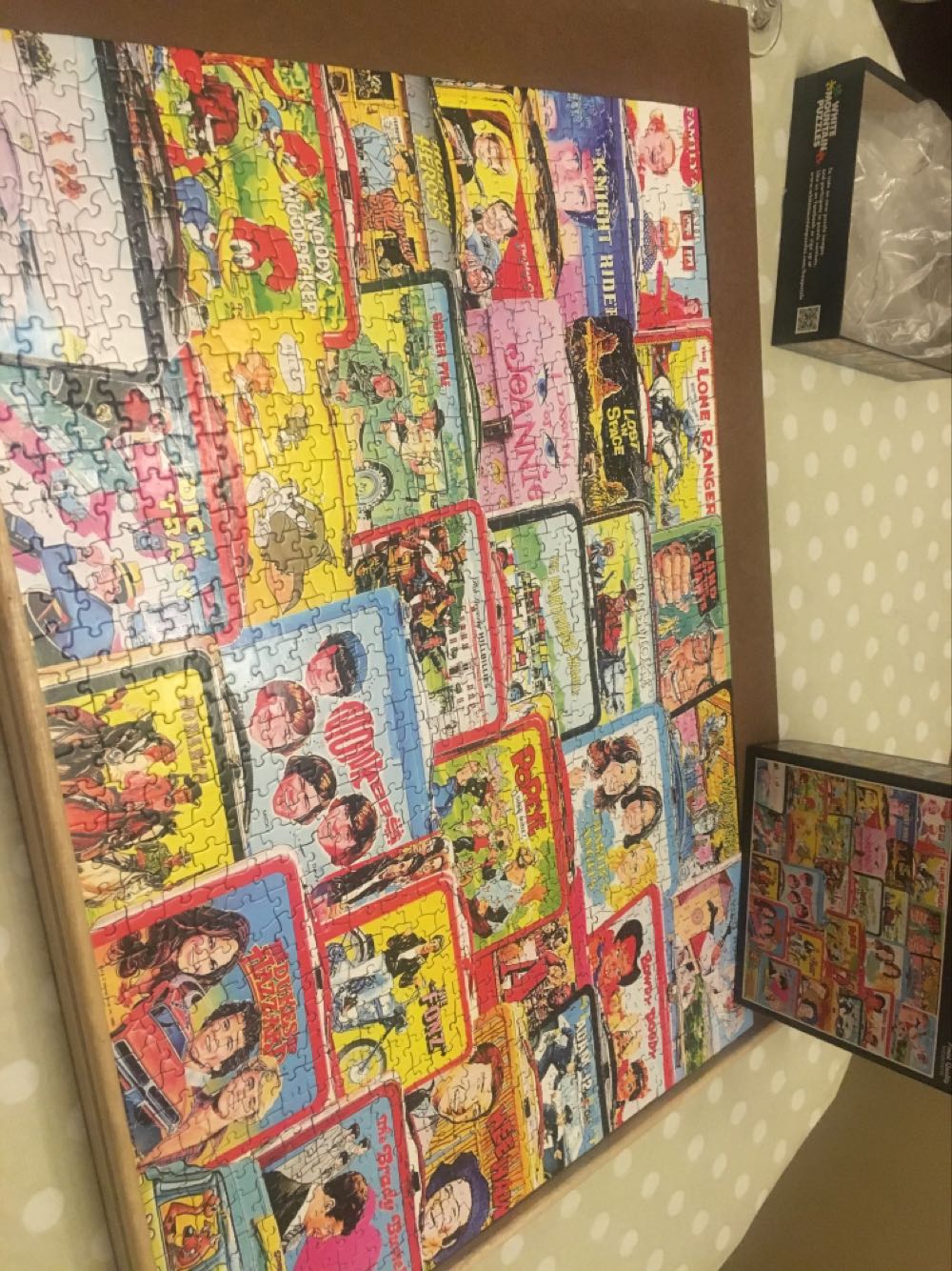 Tv Lunch Boxes - White Mountain Puzzles puzzle collectible [Barcode 724819262632] - Main Image 2