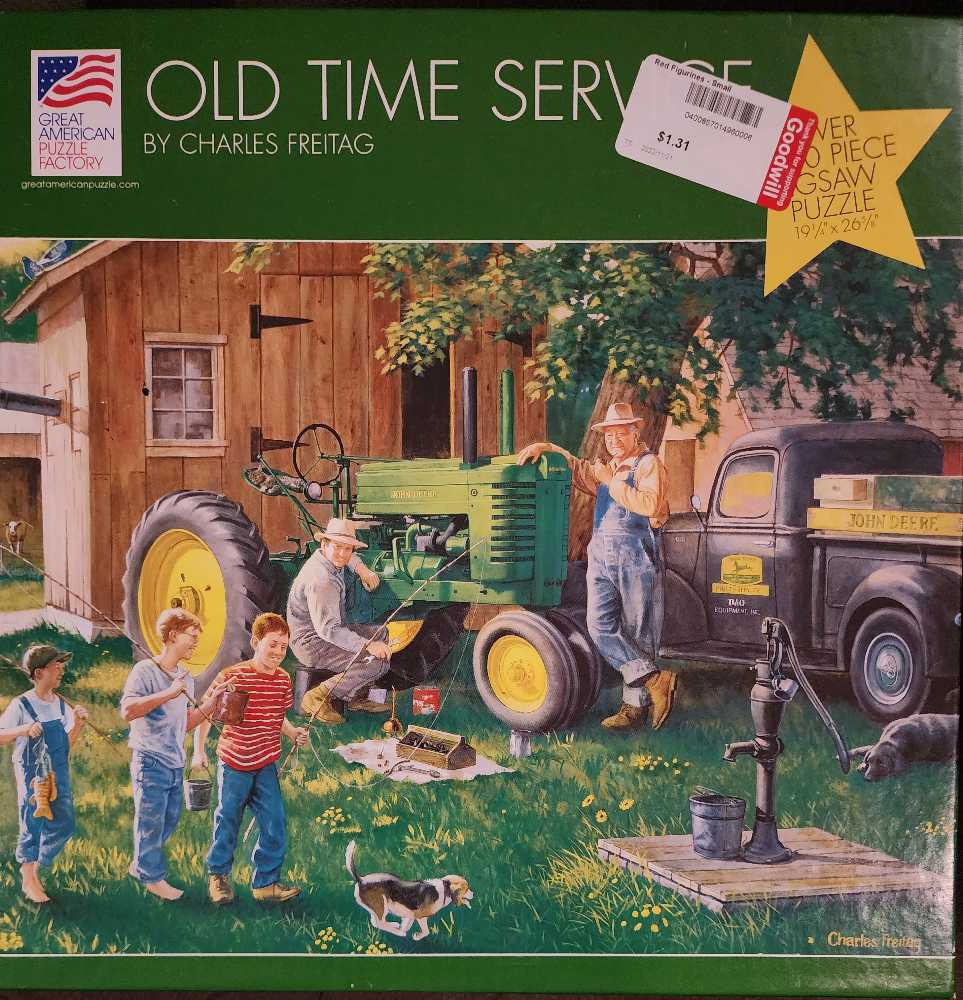 John Deere Old Time Service 1000 Piece Jigsaw  puzzle collectible [Barcode 5076564086236] - Main Image 1
