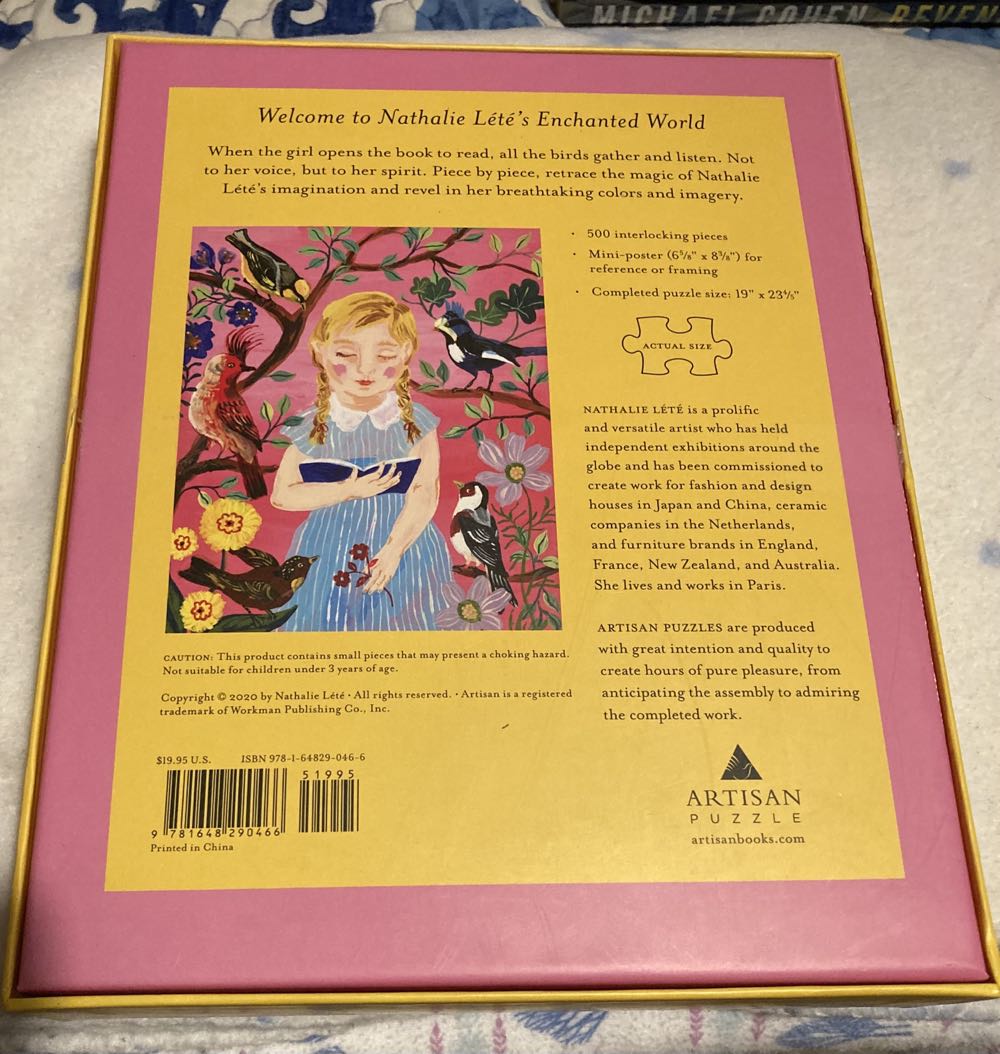 The Girl Who Reads To Birds - Artisan Puzzle puzzle collectible [Barcode 9781648290466] - Main Image 2