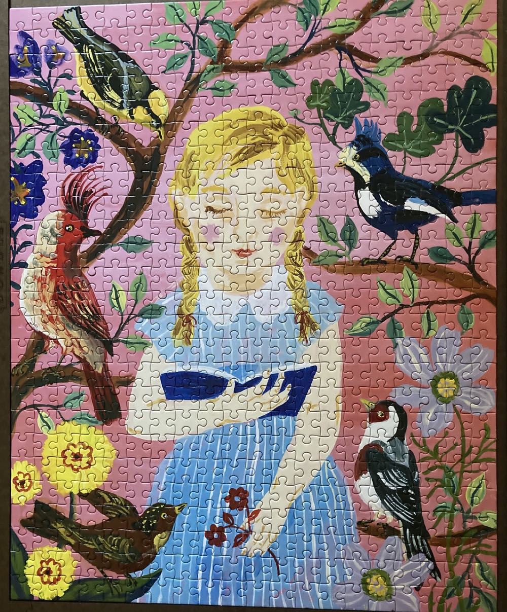 The Girl Who Reads To Birds - Artisan Puzzle puzzle collectible [Barcode 9781648290466] - Main Image 3