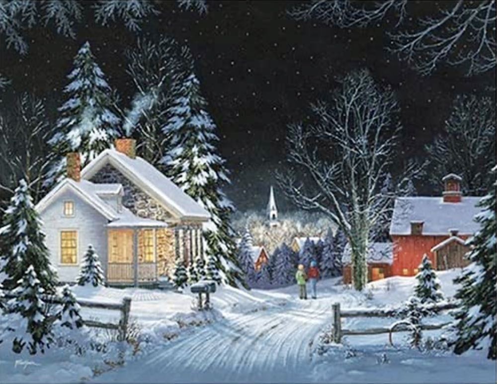 Walking to Town - White Mountain puzzle collectible [Barcode 724819248490] - Main Image 2