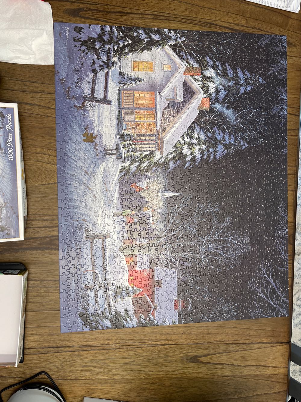 Walking to Town - White Mountain puzzle collectible [Barcode 724819248490] - Main Image 4