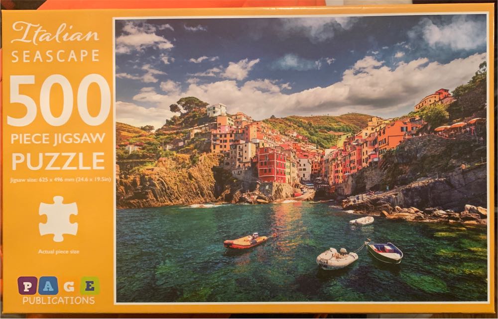 Italian Seascape - Page Publications puzzle collectible [Barcode 9781648330360] - Main Image 1