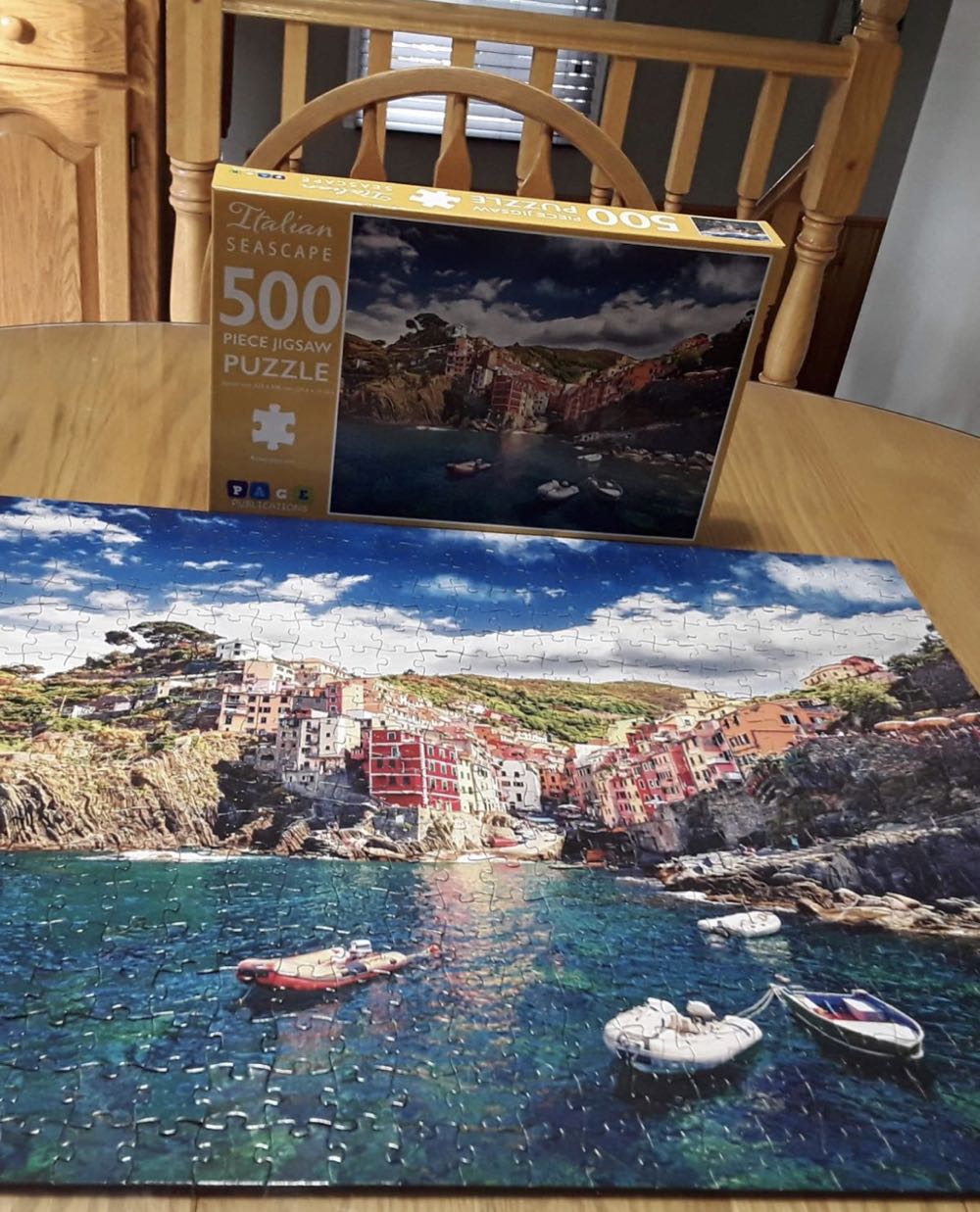 Italian Seascape - Page Publications puzzle collectible [Barcode 9781648330360] - Main Image 3