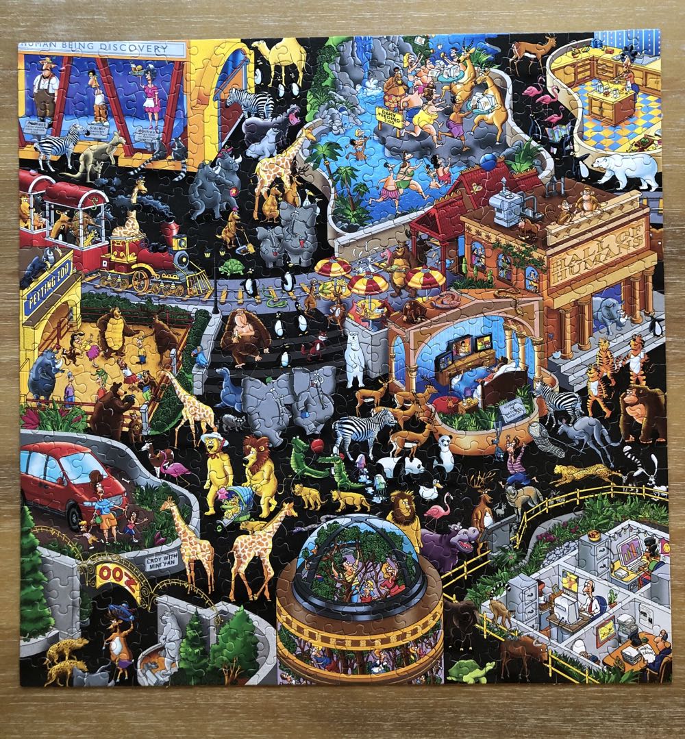 Backwards Zoo - Ceaco puzzle collectible [Barcode 021081023573] - Main Image 2