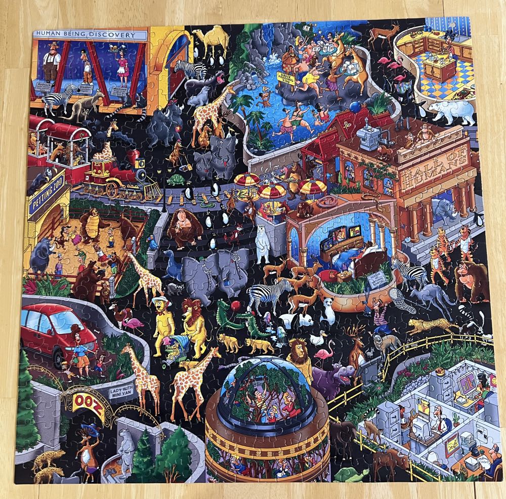 Backwards Zoo - Ceaco puzzle collectible [Barcode 021081023573] - Main Image 3