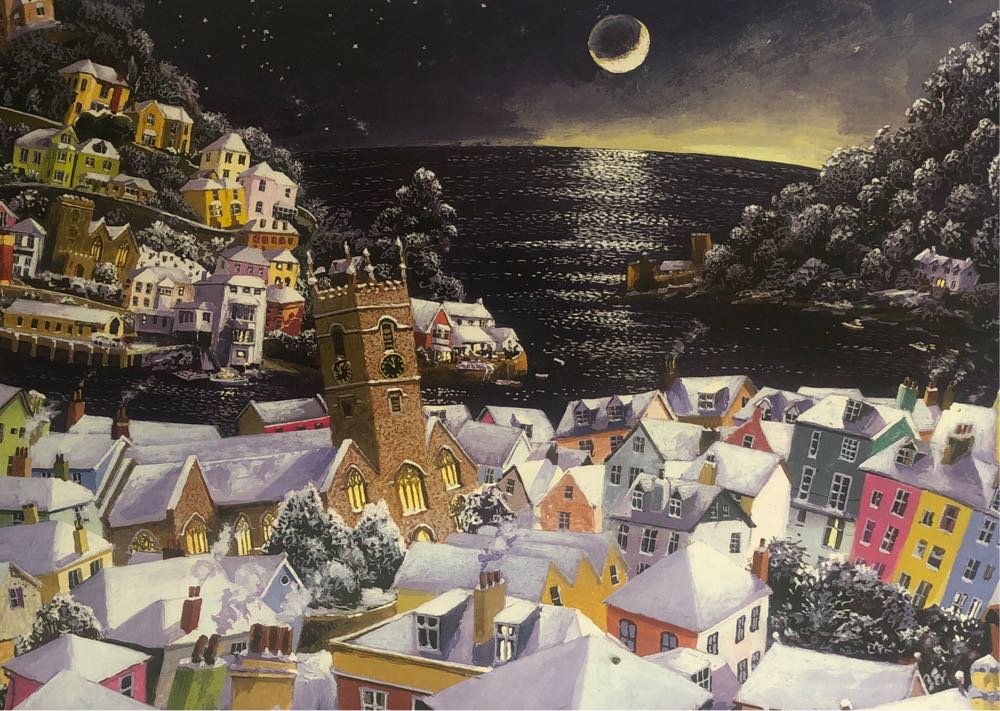 Christmas Moon - Gibsons puzzle collectible [Barcode 5012269061987] - Main Image 2