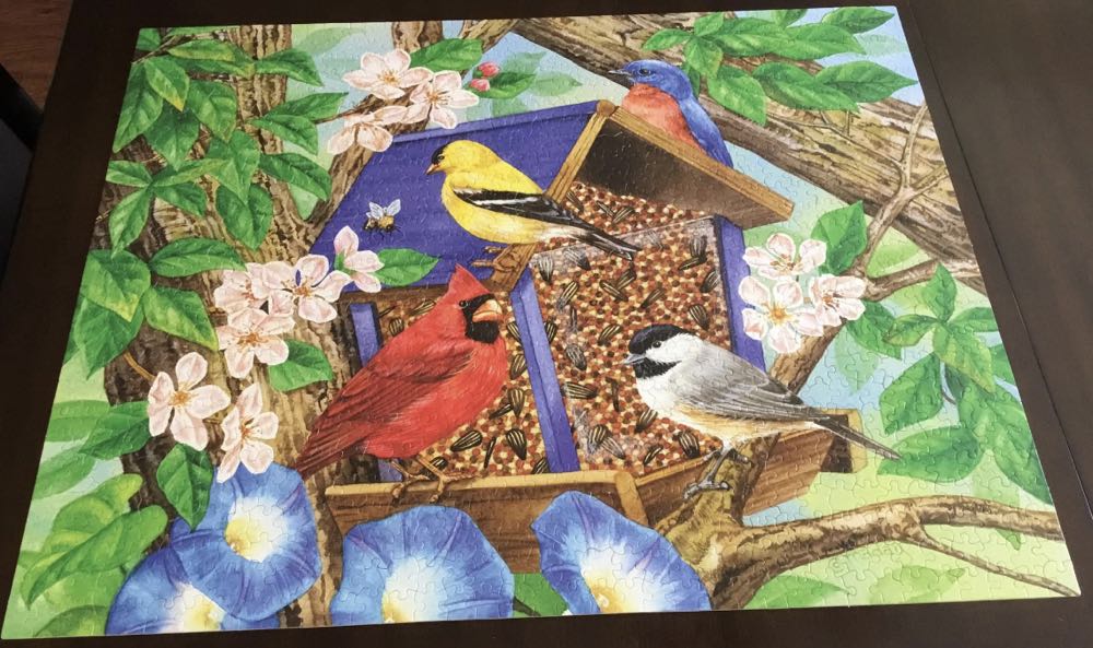 SOLD - Breakfast Birdhouse - White Mountain Puzzles puzzle collectible [Barcode 724819252015] - Main Image 3