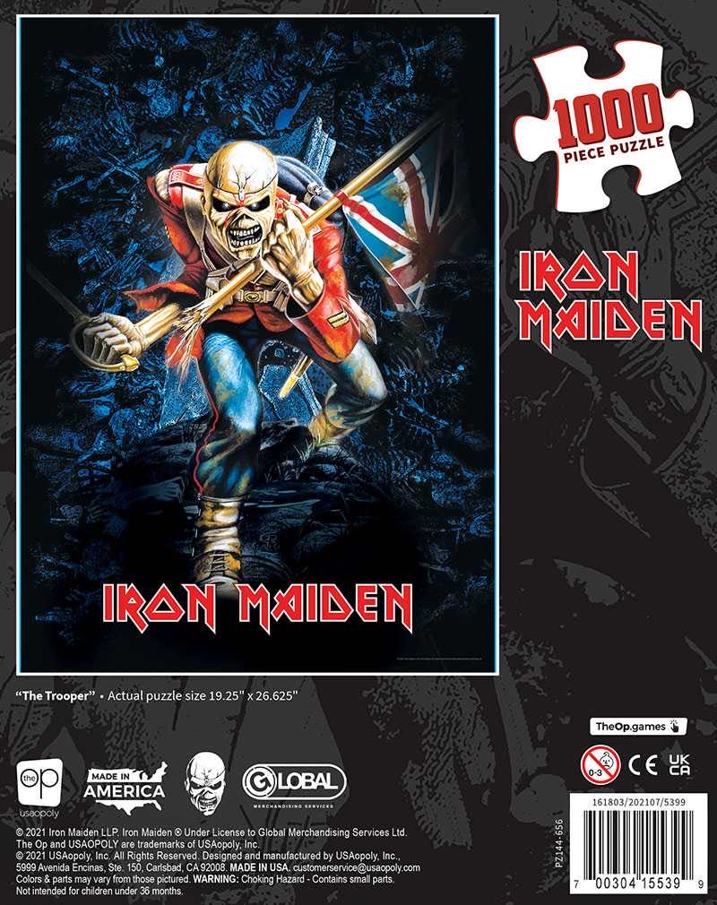 Iron Maiden - The Trooper - USAopoly puzzle collectible [Barcode 700304155399] - Main Image 2
