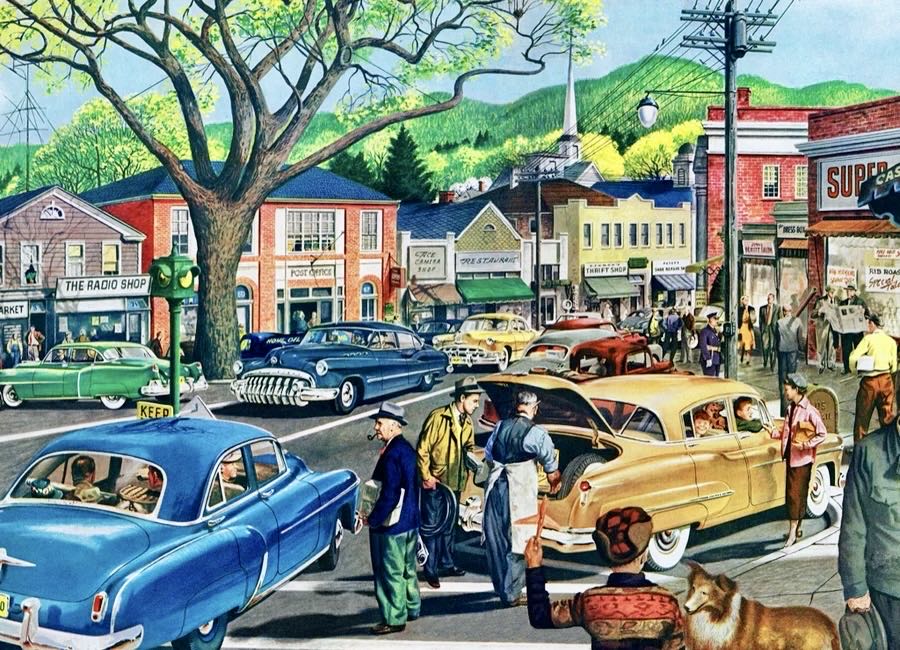 Saturday Afternoon - New York Puzzle Co. puzzle collectible [Barcode 819844010461] - Main Image 2