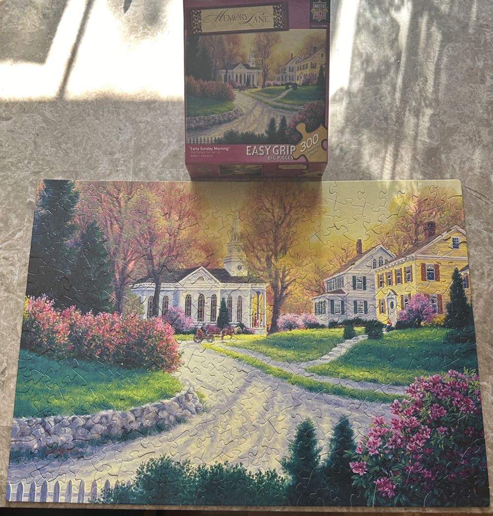 Early Sunday Morning - MasterPieces puzzle collectible [Barcode 705988309045] - Main Image 2
