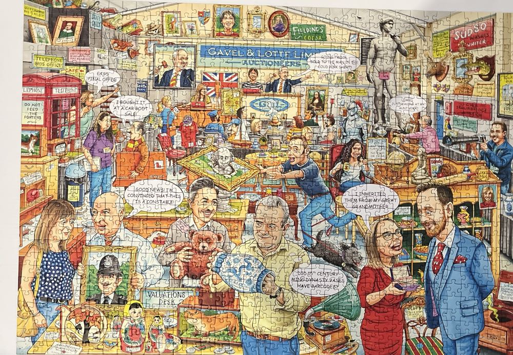 The Auction - Ravensburger puzzle collectible [Barcode 4005556199433] - Main Image 4