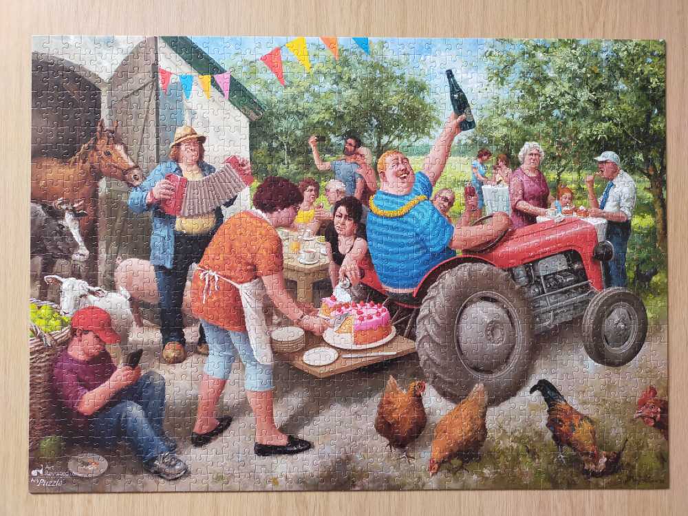 Marius Van Dokkum. Tuinfeest - Art Puzzle puzzle collectible [Barcode 8713341900220] - Main Image 2
