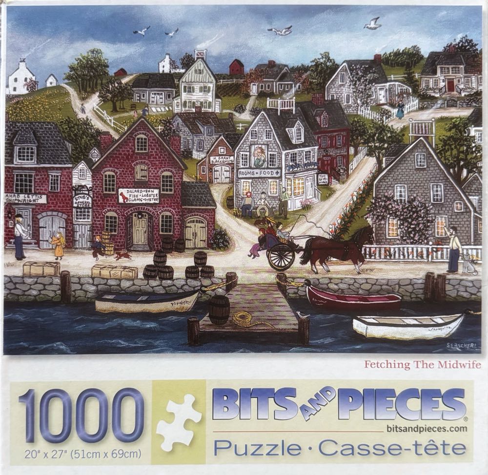 Fetching the Midwife - Bits And Pieces puzzle collectible [Barcode 192949043153] - Main Image 2